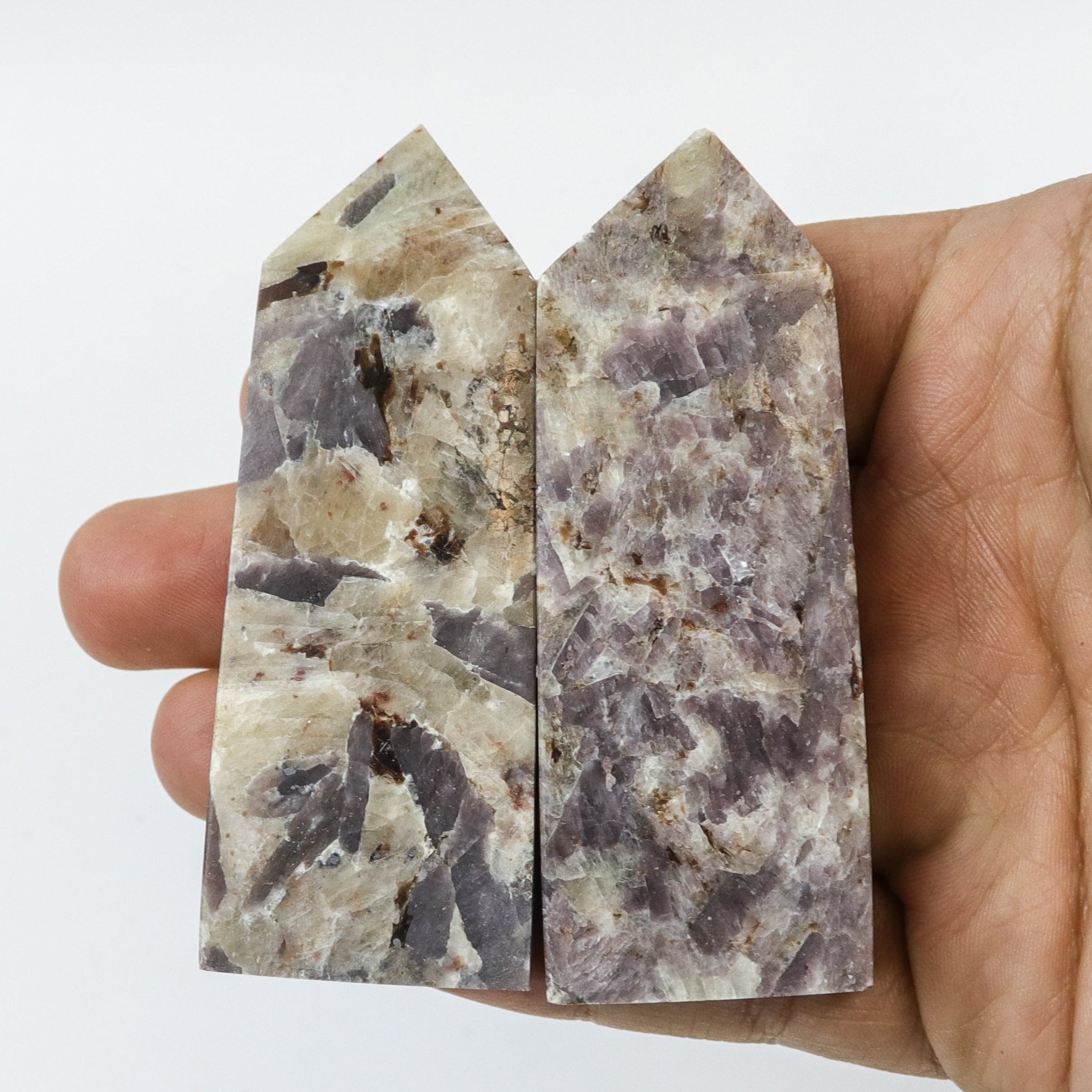 3 Inch Lepidolite Smoky Quartz Tower $7