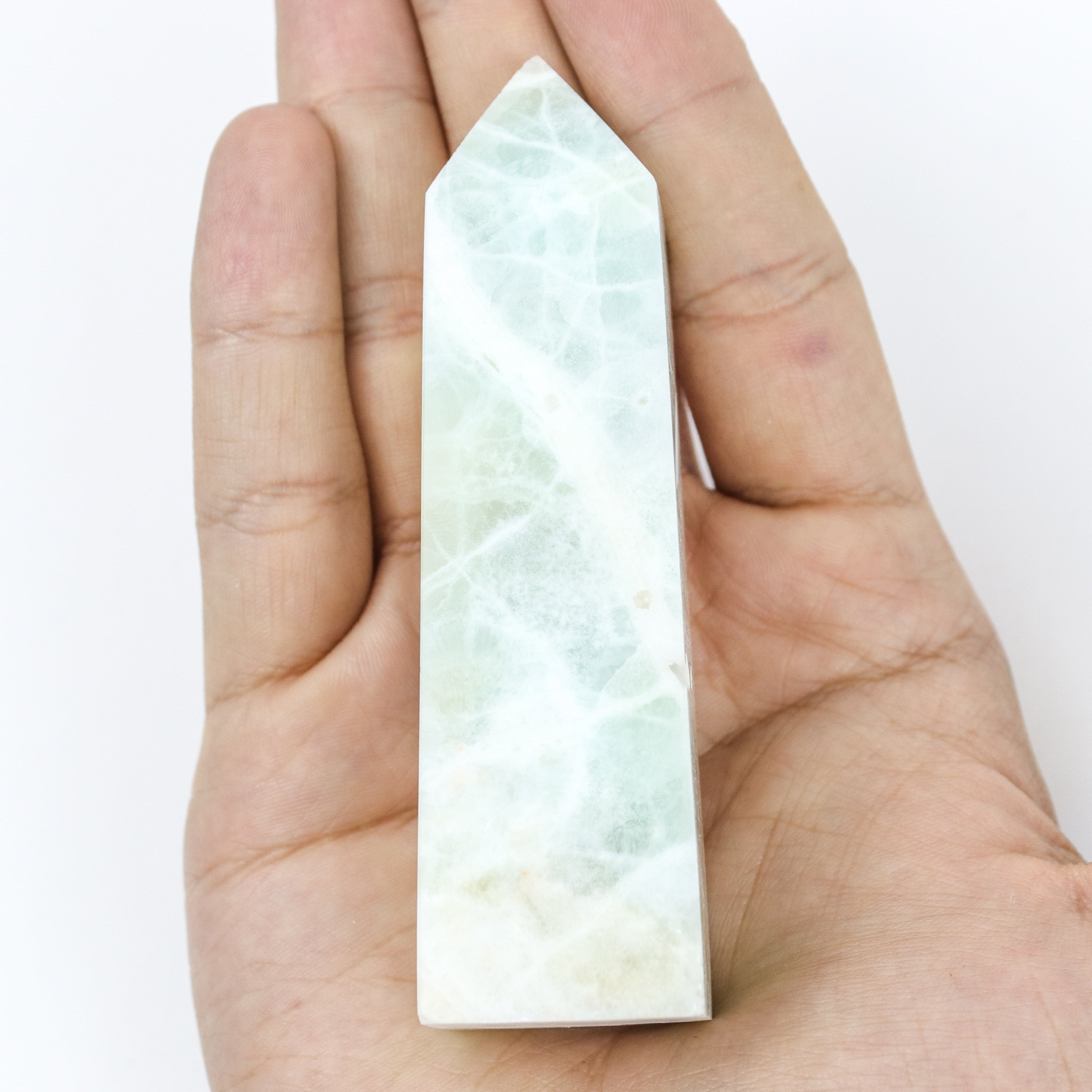 4 Inch Caribbean Calcite Tower $9