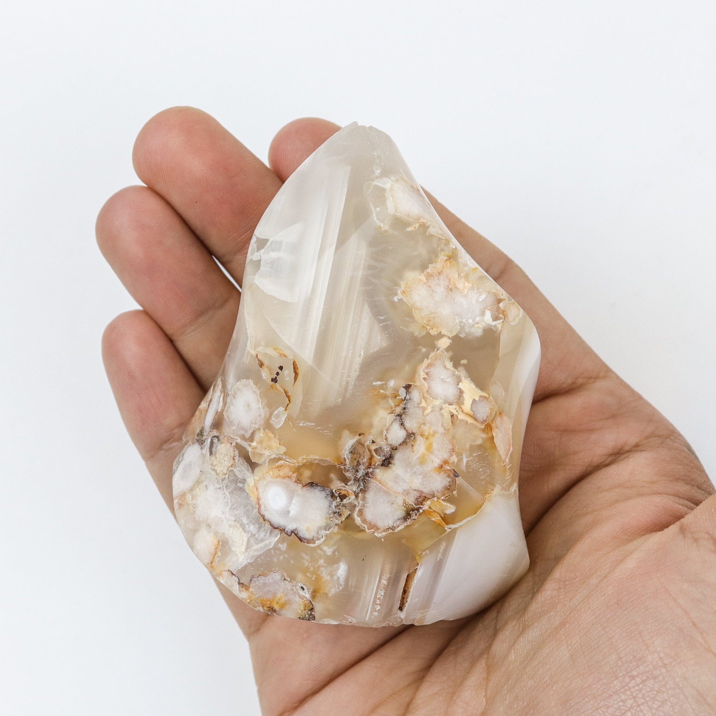 3 Inch Flower Agate Flame $22