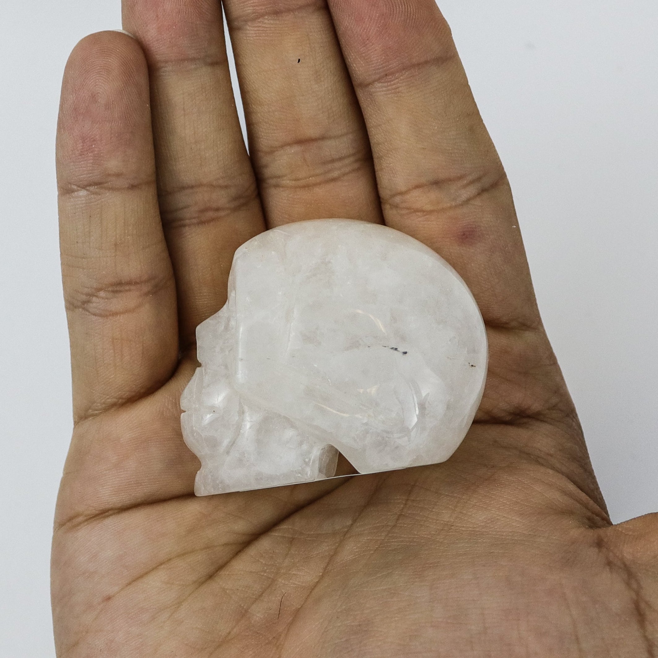 1.5 Inch Clear Quartz Skull $11