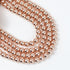 6mm Rose Gold Hematite Bead Strand $4