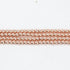 3mm Rose Gold Hematite Bead Strand $3
