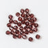 6mm Wine Red Faceted Round Crystal 8-Inch Bead Strand $3.00