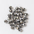 6mm Slate Silver Faceted Round Crystal 8-Inch Bead Strand $3.00