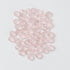 4mm Cherry Pink Faceted Crystal Round Bead 8-Inch Strand $2.00