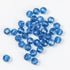 6mm Royal Blue Faceted Round Crystal 8-Inch Bead Strand $3.00