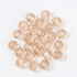 8mm Desert Tan Faceted Round Crystal 8-Inch Bead Strand $3.50
