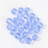 8mm Sky Blue Faceted Round Crystal 8-Inch Bead Strand $3.50