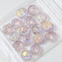 12mm Pink Glass Ammonite Shell 16-Bead Pack $2.75