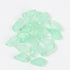 12x7mm Baja Blast Green Glass Leaf 20-Bead Pack $3.00