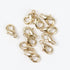 12mm Gold Lobster Clasp Pack (10 Clasps) $6