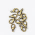 15mm Antique Gold Lobster Clasp Pack (10 Clasps) $7