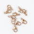 12mm Bronze Stainless Steel Lobster Clasp Pack (10 Clasps) $3.50