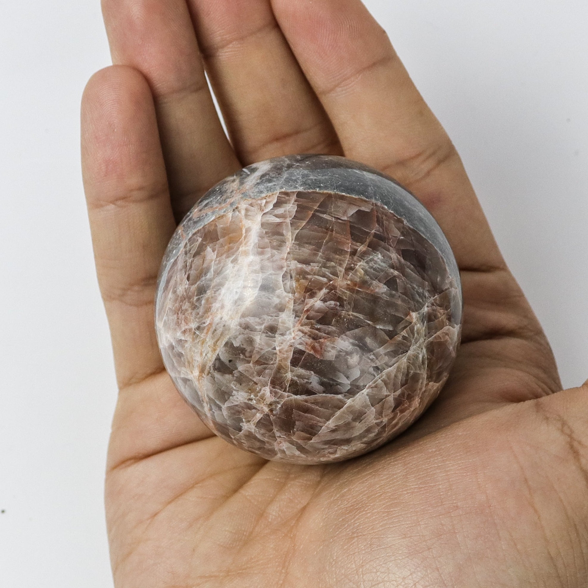 1.5 Inch Jasper Quartz Calcite Sphere $13