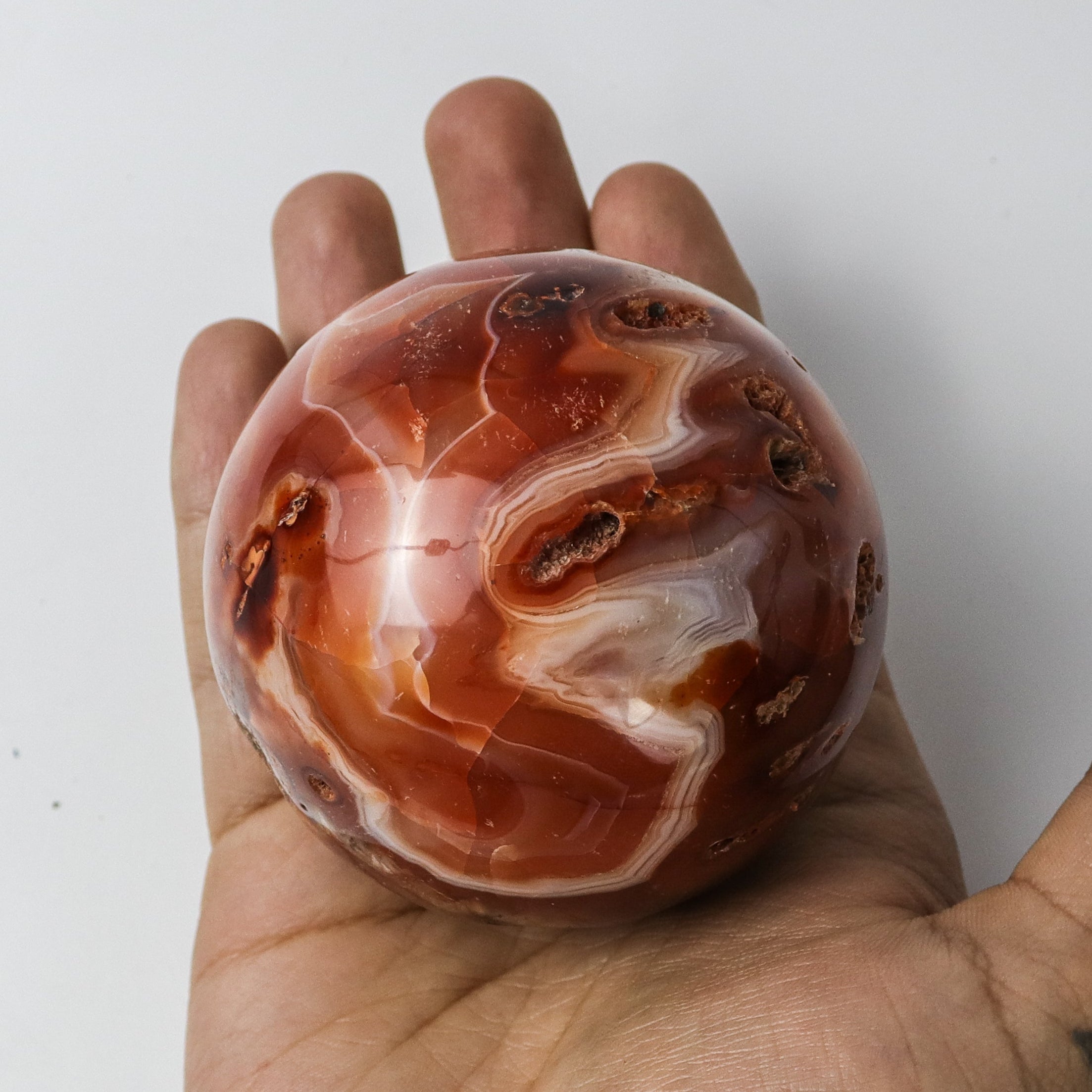 2.5 Inch Carnelian Sphere N26