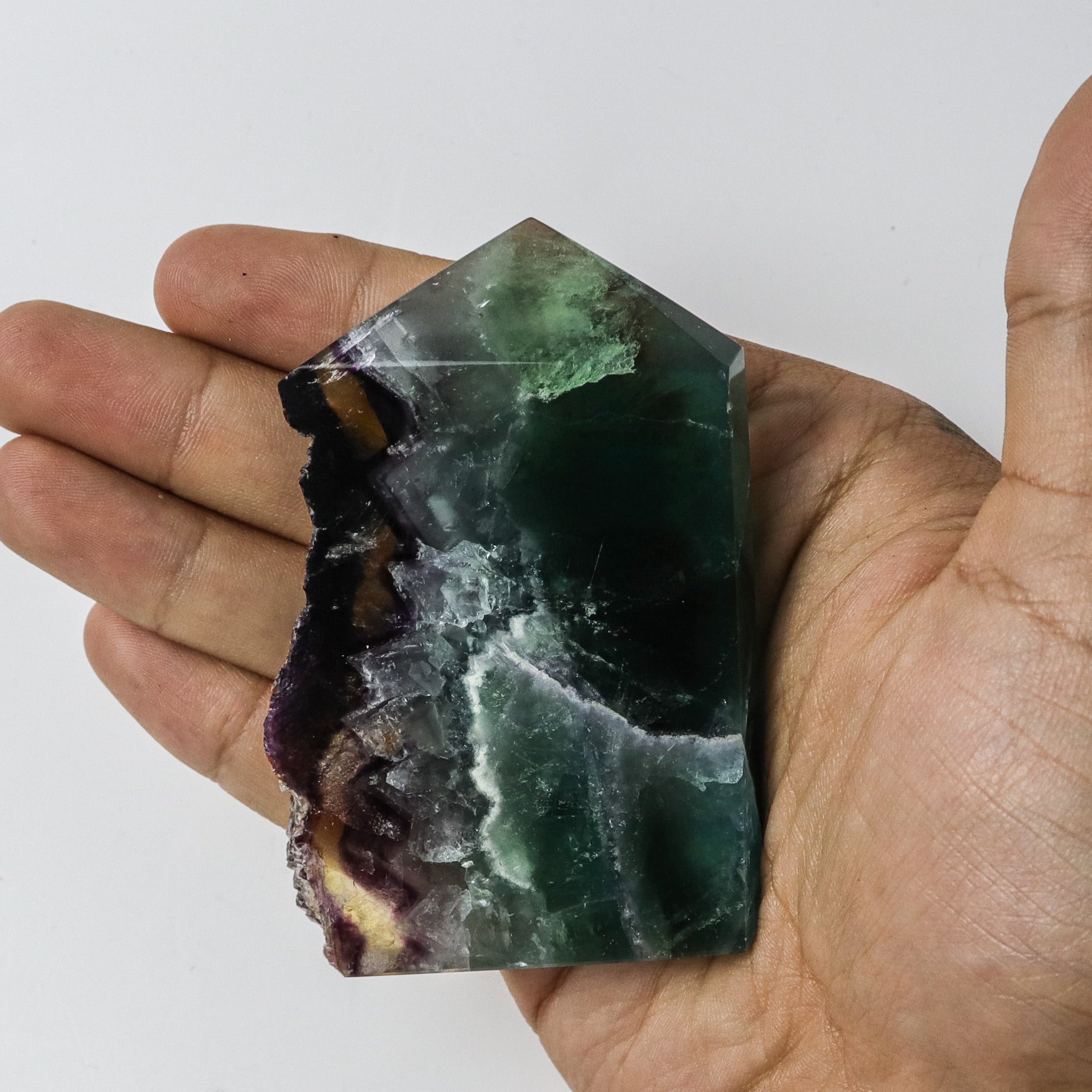 3.25 Inch Raw Edge Fluorite Tower $24