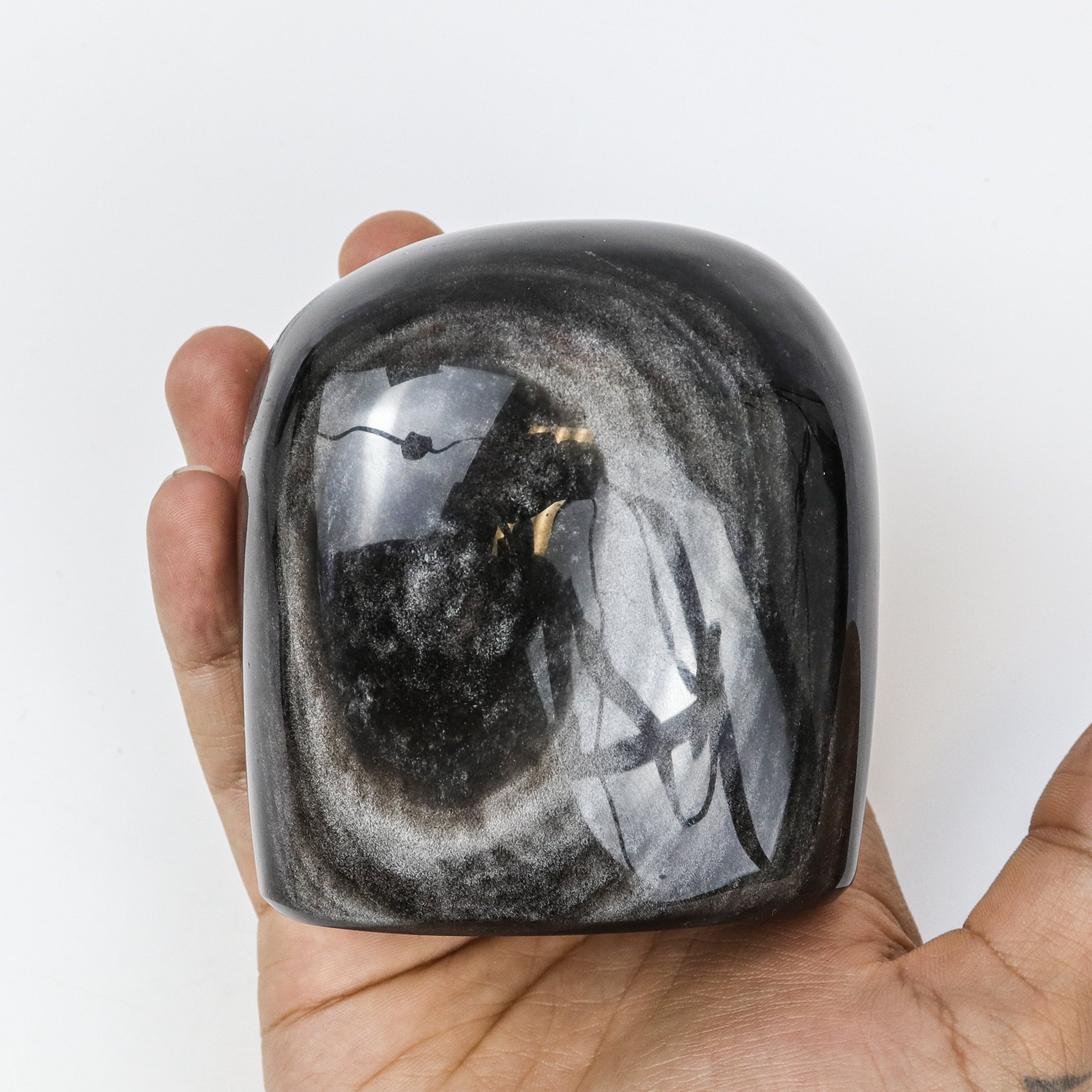 3.5 Inch Sheen Obsidian Free Form $44