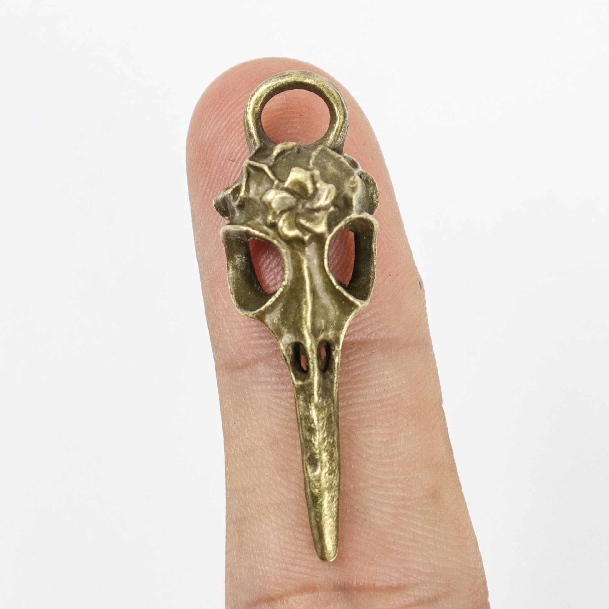 $2.00 Antique Bronze Plague Doctor Alloy Pendant Pack (5 Pendants)