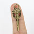 $2.00 Antique Bronze Plague Doctor Alloy Pendant Pack (5 Pendants)