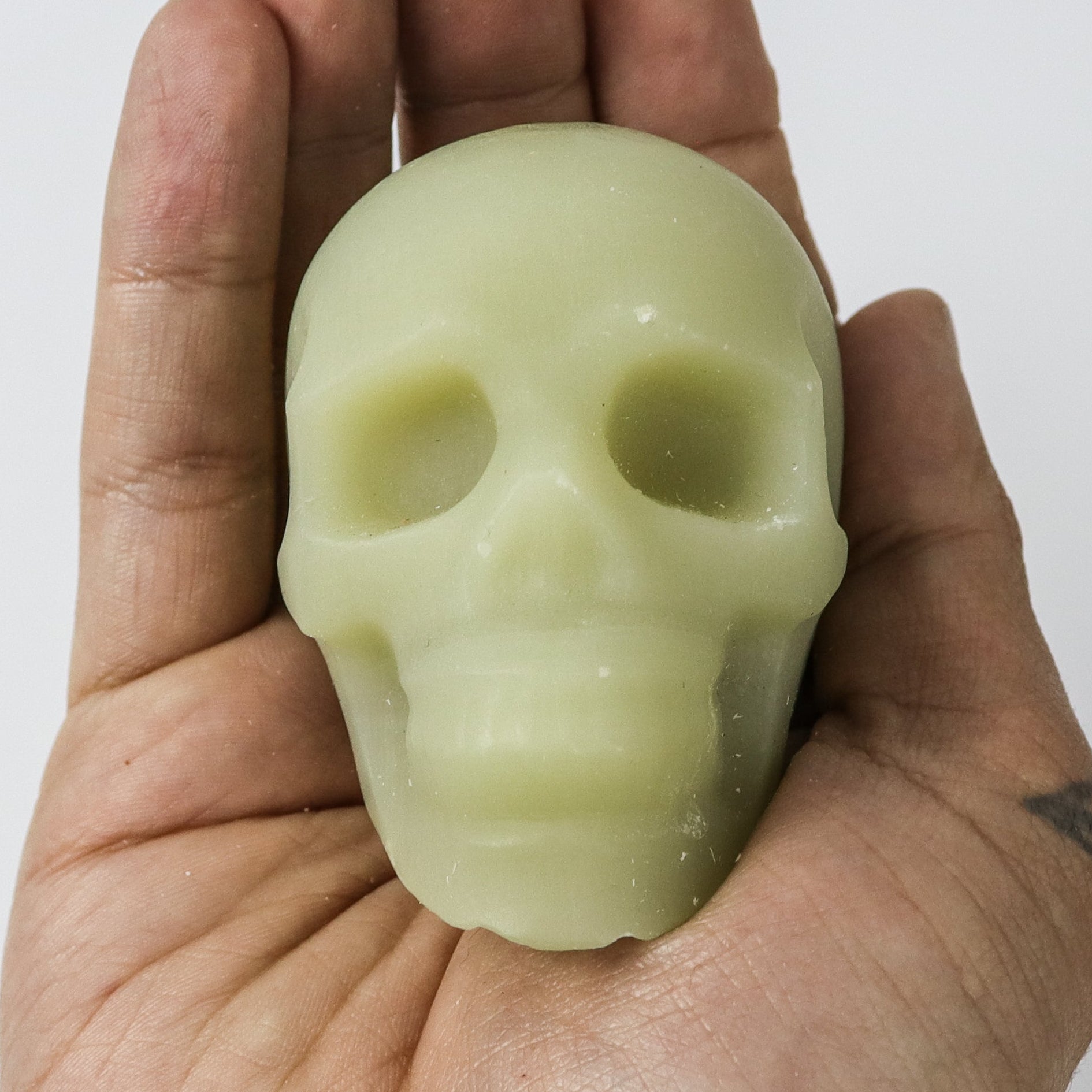 2.5 Inch Green Onyx Skull $20