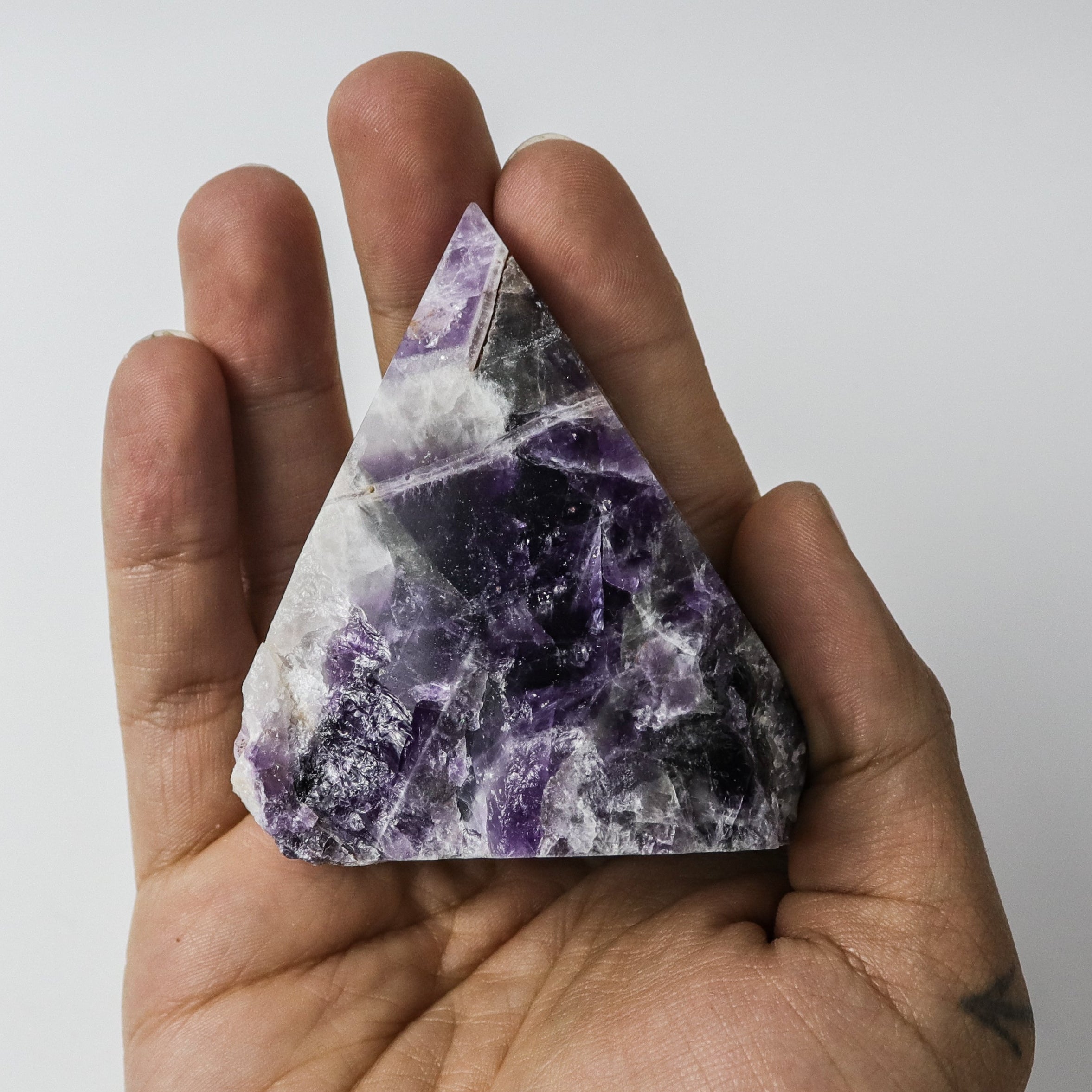 2.5-3 Inch Amethyst Top Polish $12