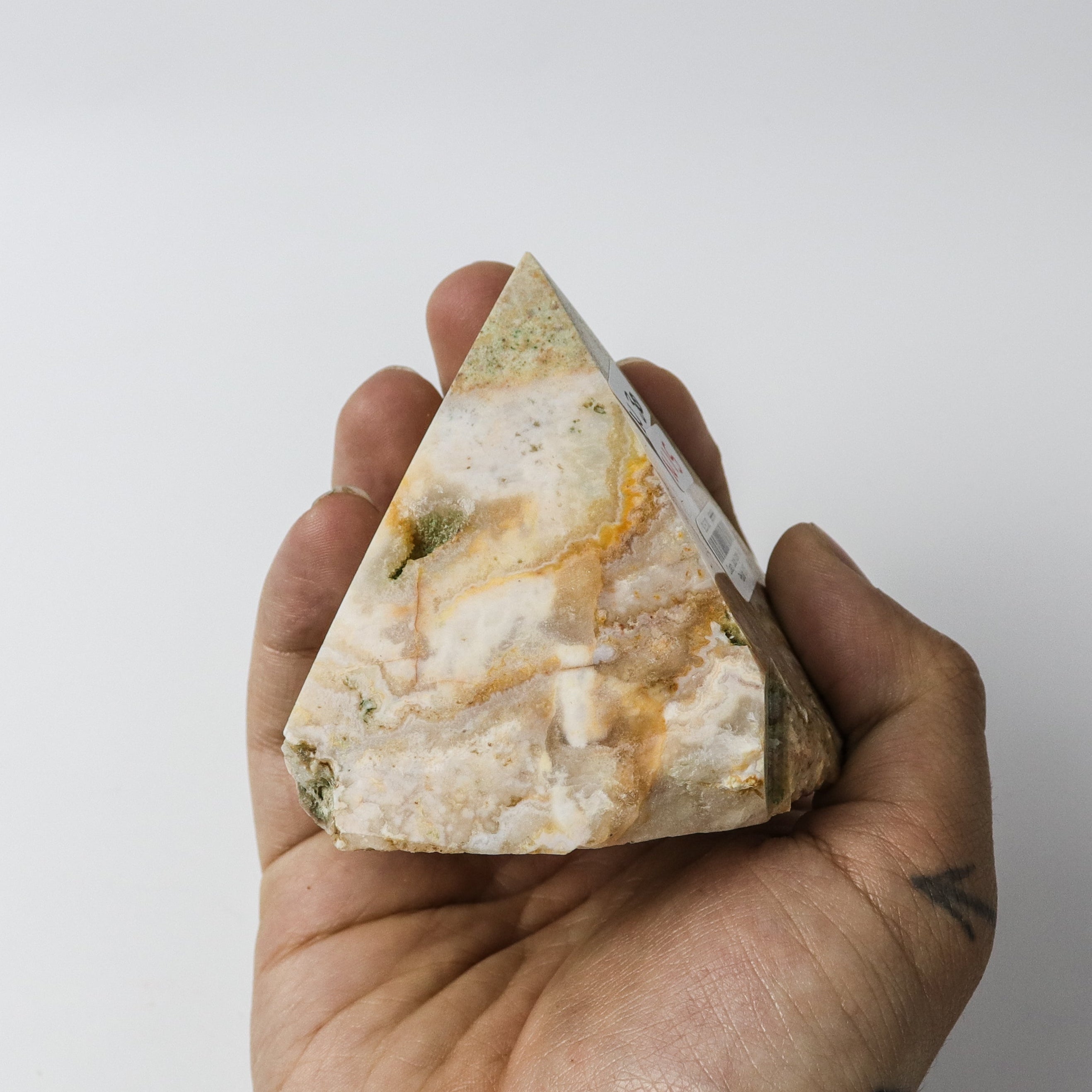 3 Inch Crazy Lace Agate Top Polish $15