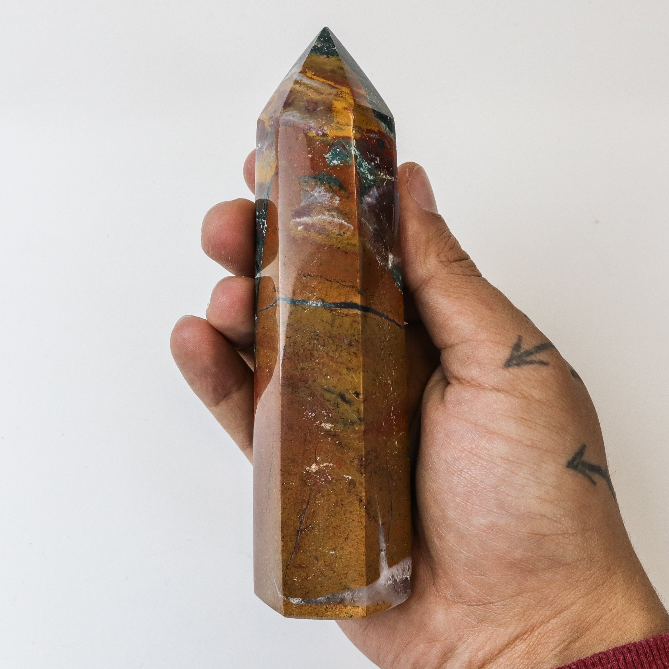 5.5 Inch Ocean Jasper Tower $22