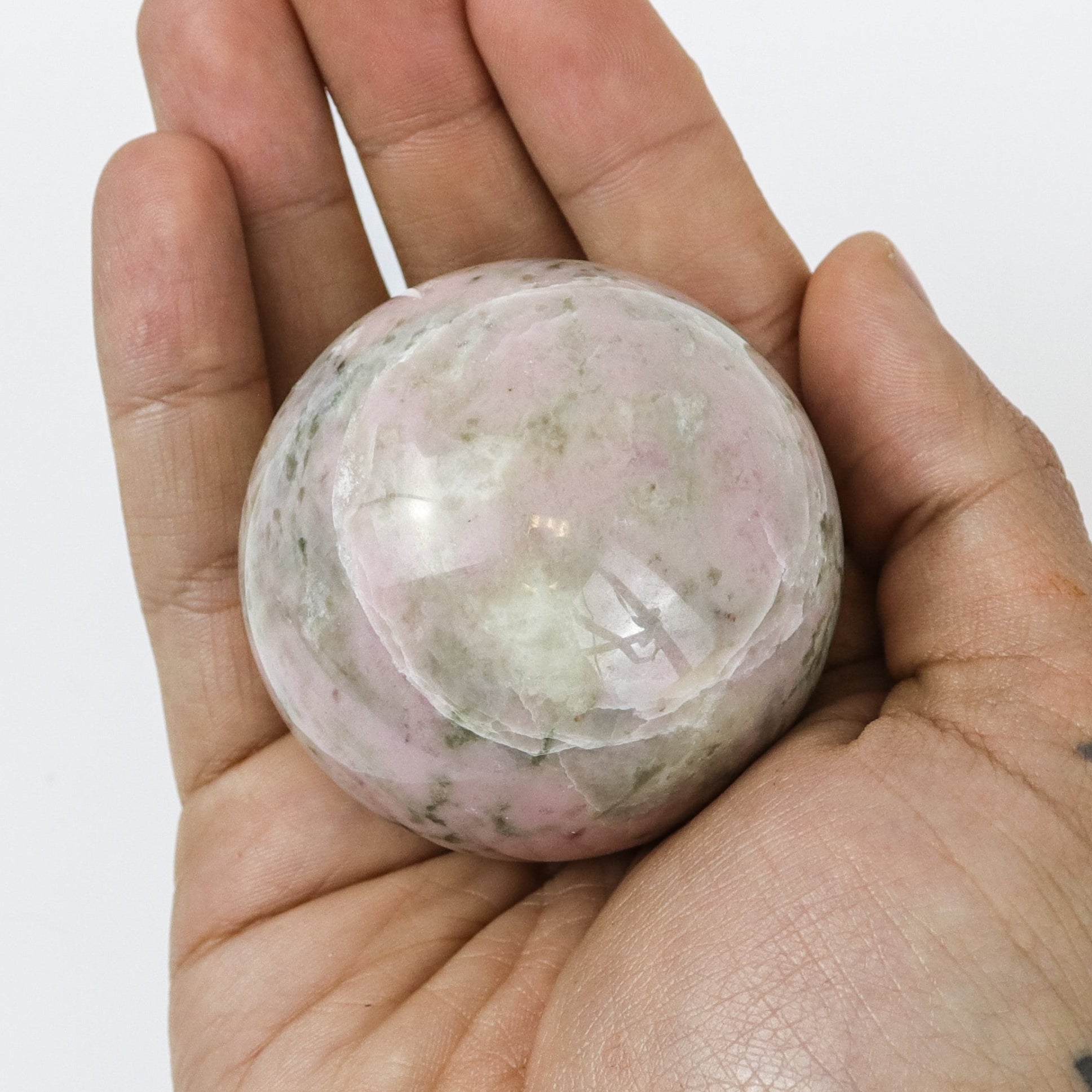 1.5 Inch Pink Opal Sphere $15