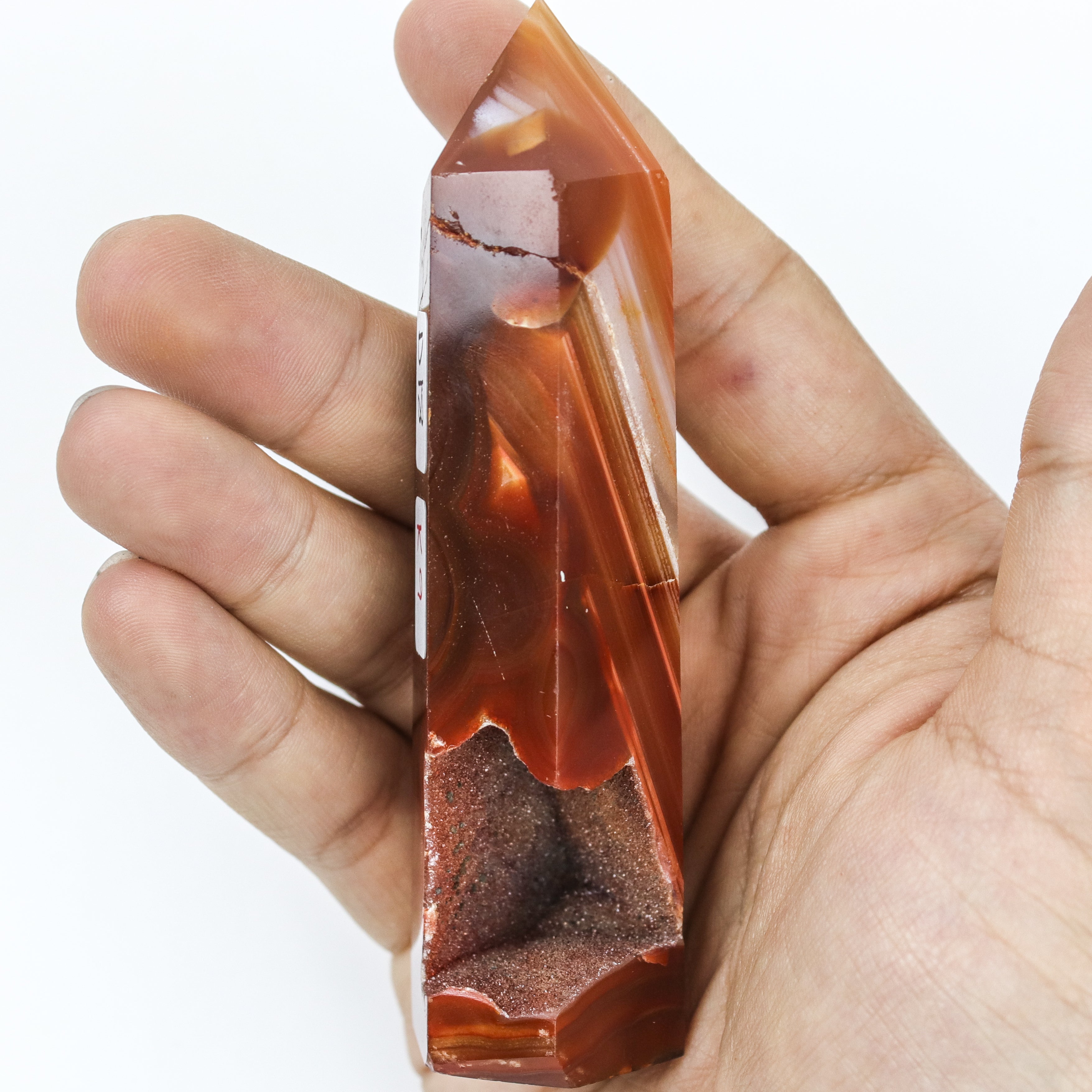 4 Inch Carnelian Tower $9