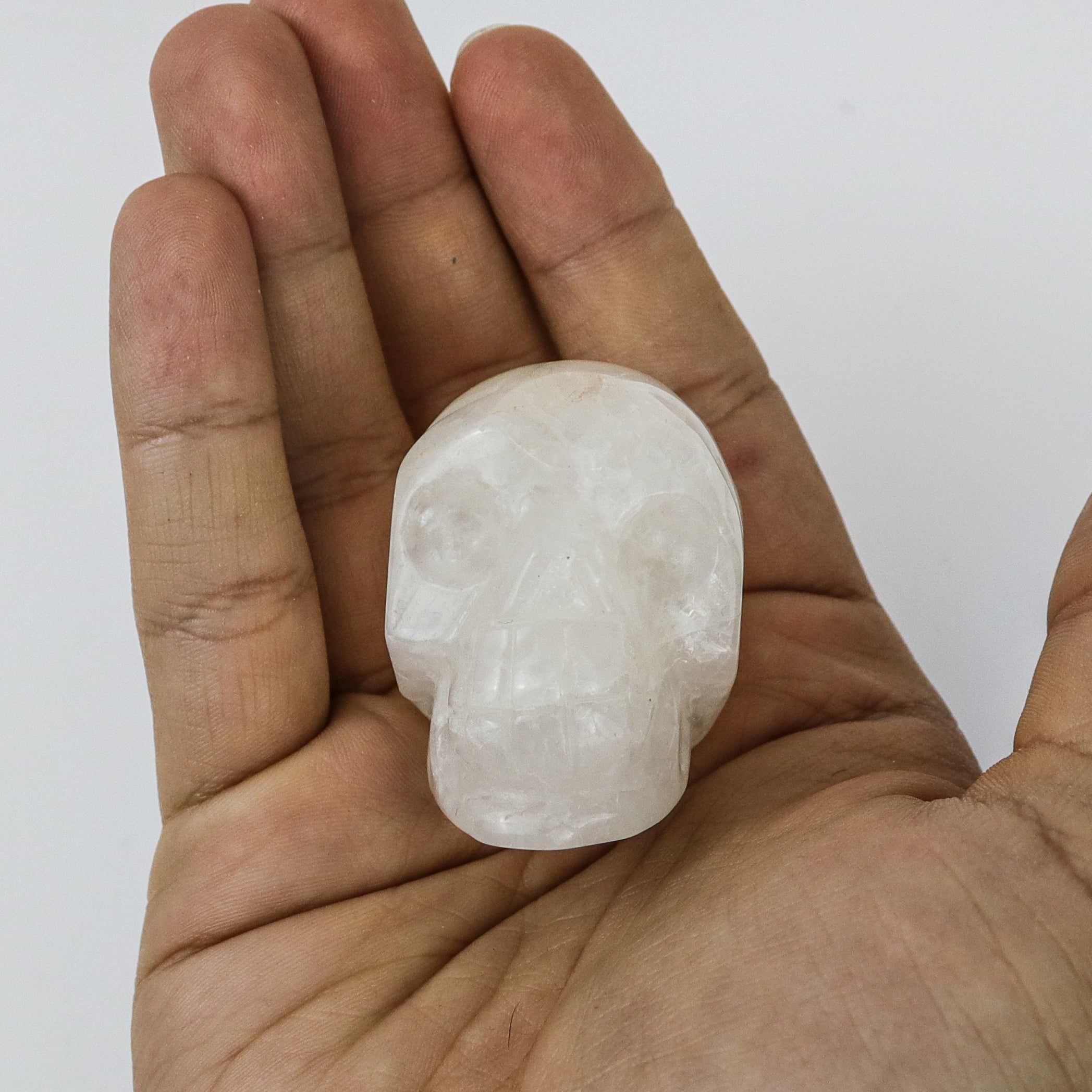 1.5 Inch Clear Quartz Skull $11