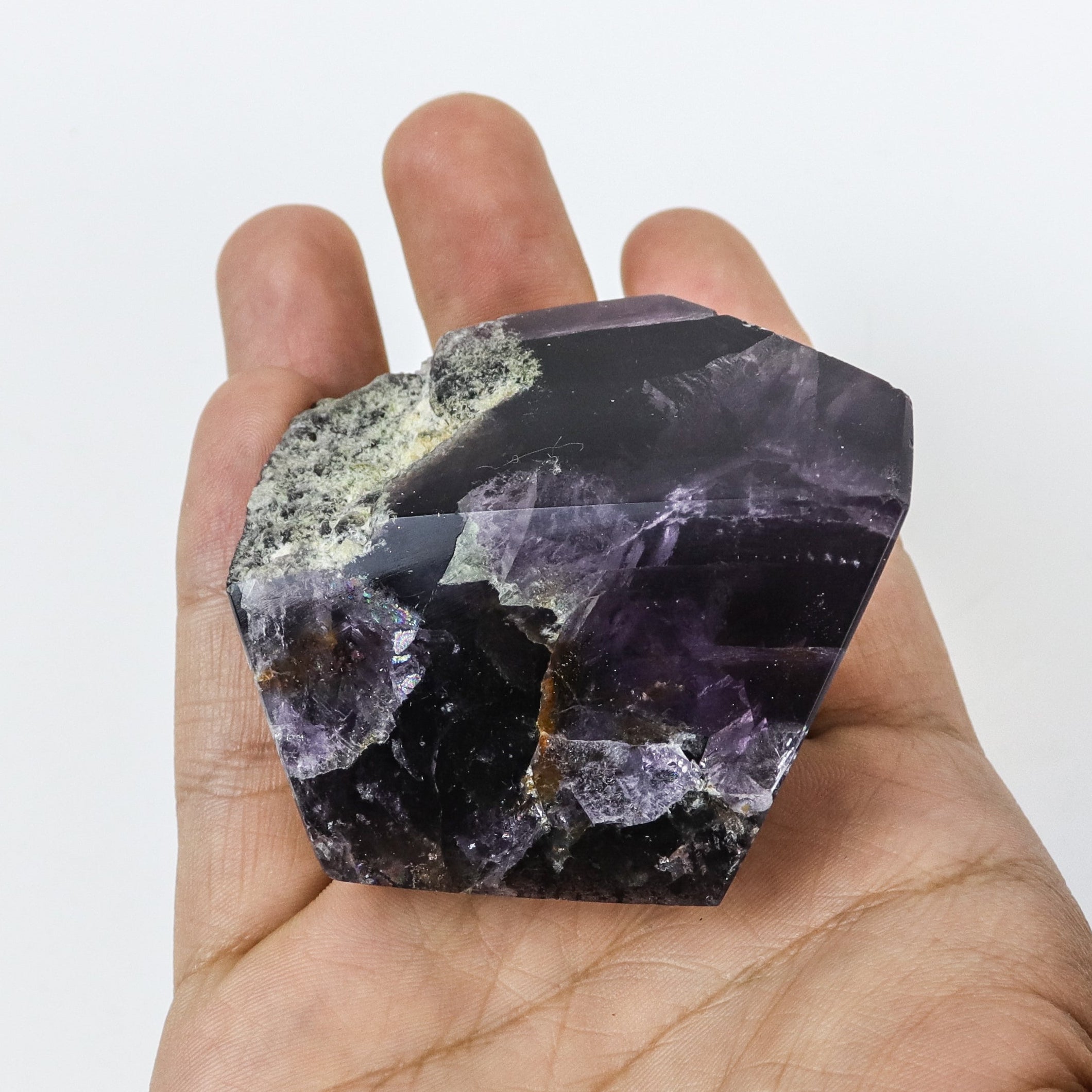 2.5-3 Inch Faceted Fluorite Free Form $12