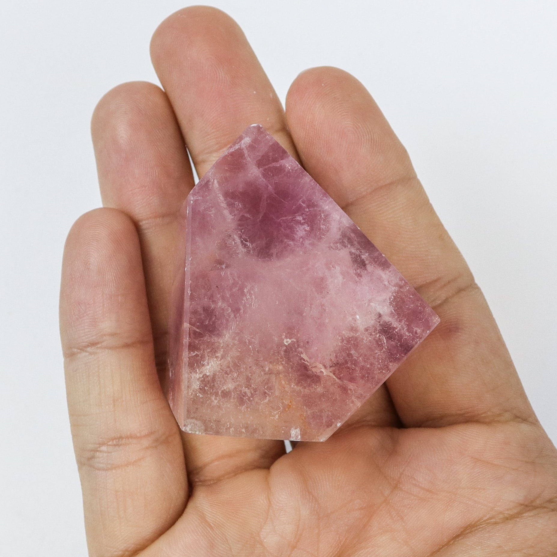 2 Inch Fluorite Faceted Free Form $7