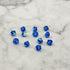 4mm Swarovski Capri Blue AB Bicone Bead Pack (12 Beads)