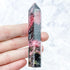 3 Inch Icy Rhodonite Tower B15