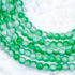 6mm Spearmint Crackle Glass Bead Strand K5