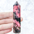 3 Inch Icy Rhodonite Tower B15