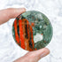 2 Inch African Blood Stone Cookie M17