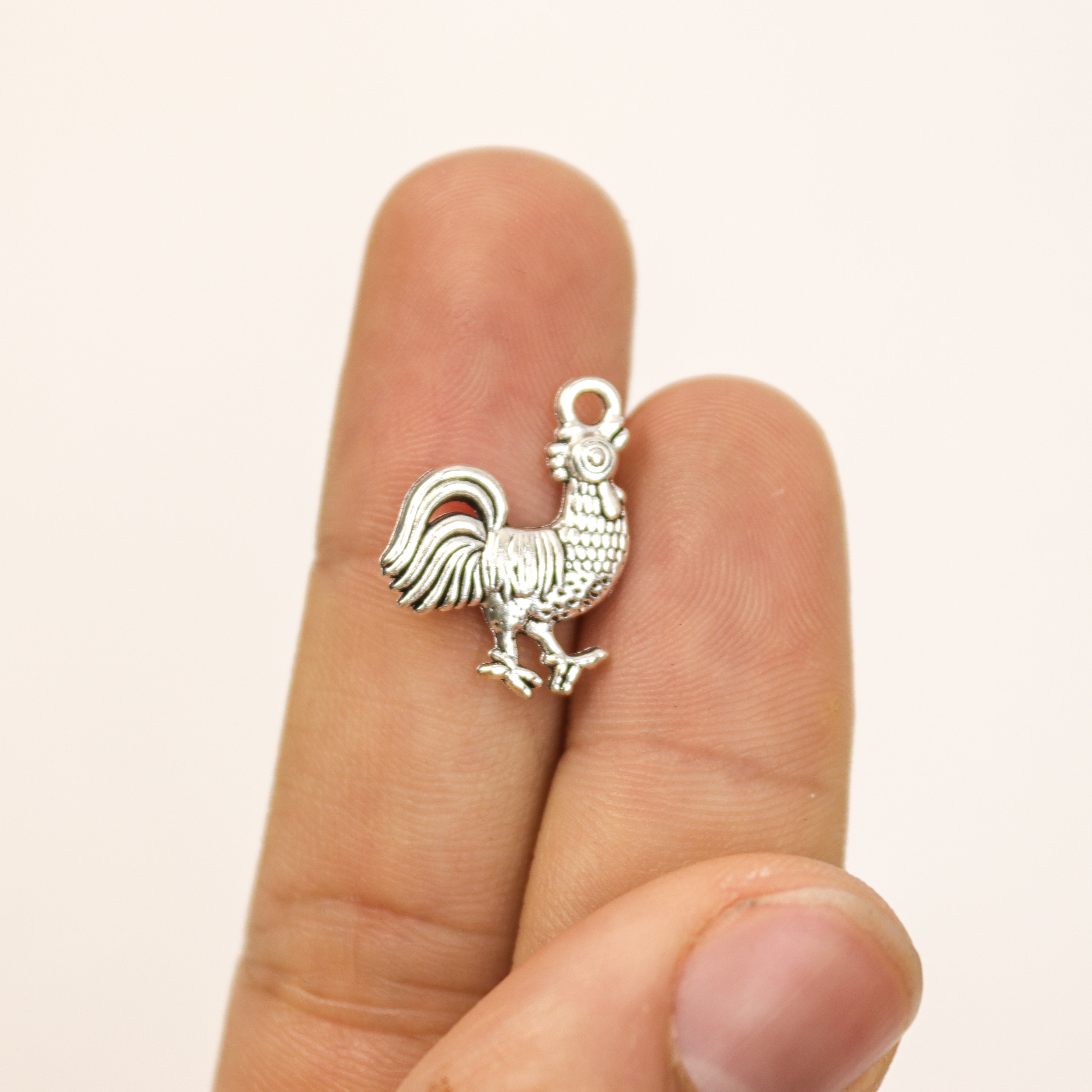 $1.50 Chicken Alloy Charm Pack (5 Charms)