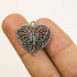 $1.50 Metal Heart Alloy Charm Pack (5 Charms)