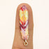 $2.50 Enamel Red/Yellow Feather Charm Pack (4 Charms)