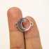 $1.50 Moon w Star Alloy Charm Pack (5 Charms)