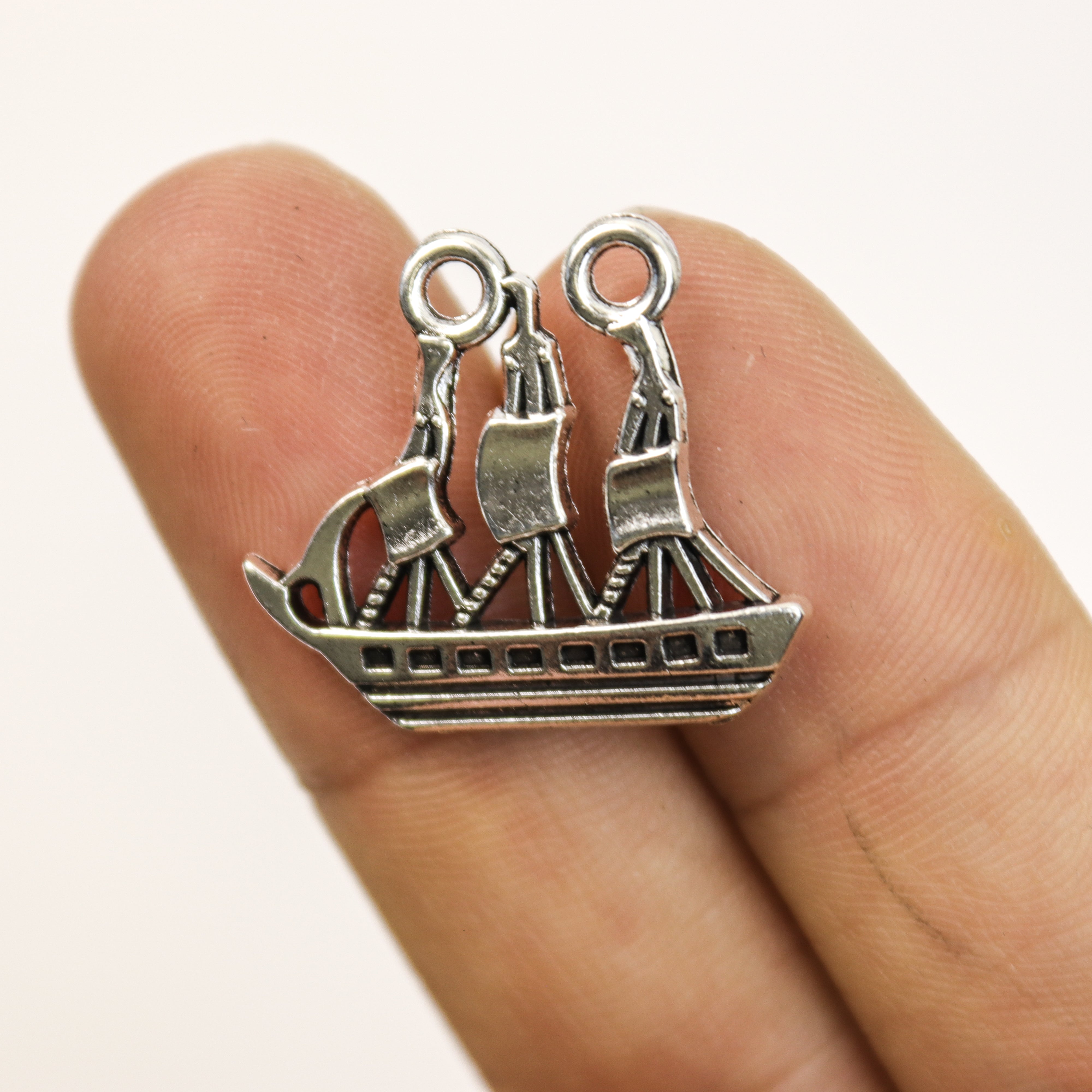 $1.50 Pirate Ship Alloy Charm Pack (5 Charms)