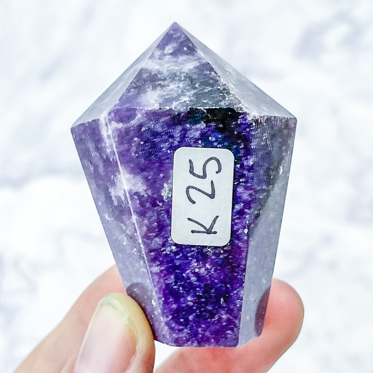 2 Inch Lepidolite Wand K25