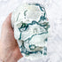 4.75 Inch Moss Agate Skull J350