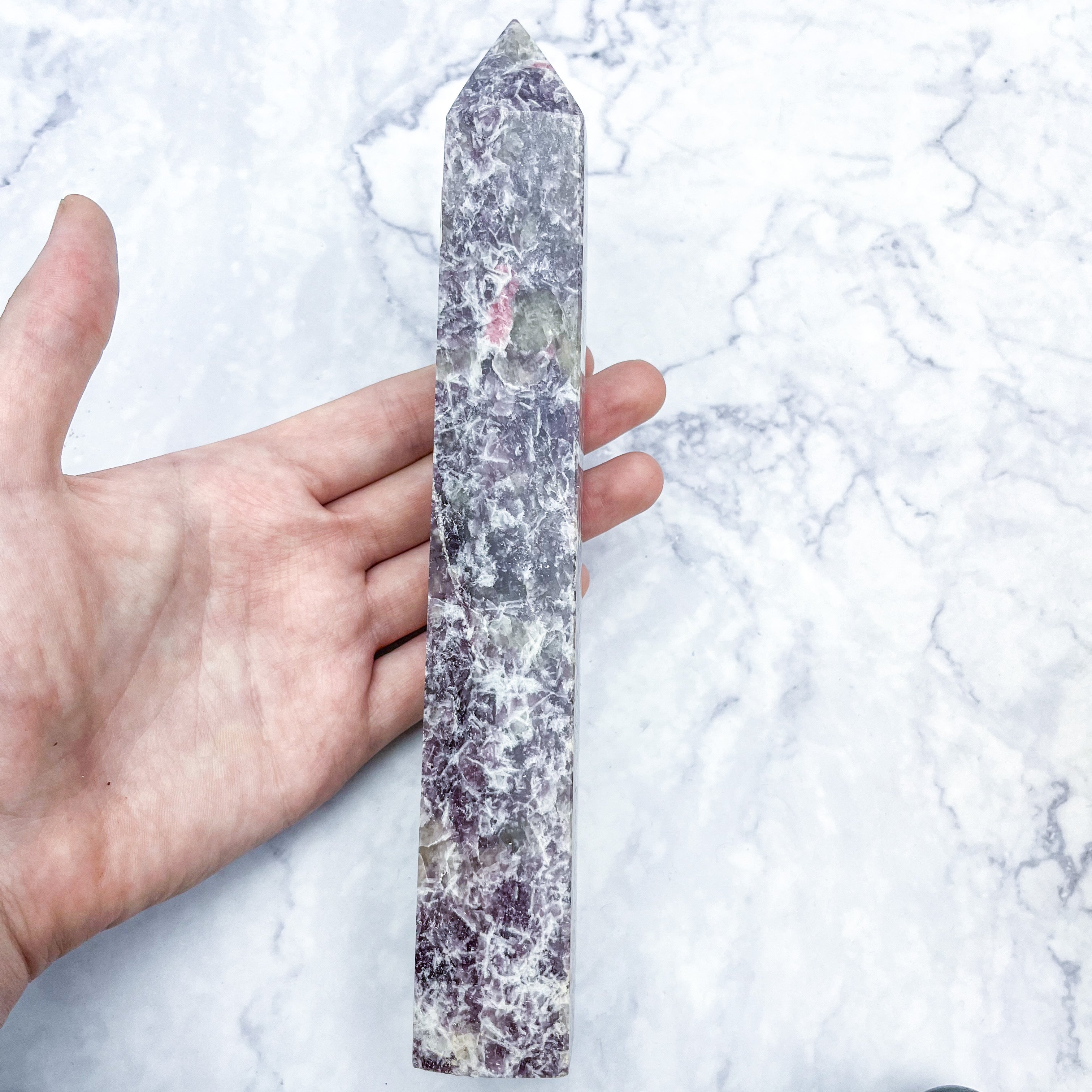 8 Inch Unicorn Stone Tower G126