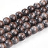 8mm Turtle Shell Glass Bead Strand 27-Inch Loop $8.00