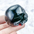 1.75 Inch Obsidian Skull Carving K20