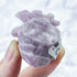 1.5 Inch Lepidolite Anatomical Heart Carving C24