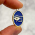 29mm Flat Eye of Horus Gold and Blue Charm