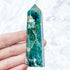3.25 Inch Moss Agate Tower T13